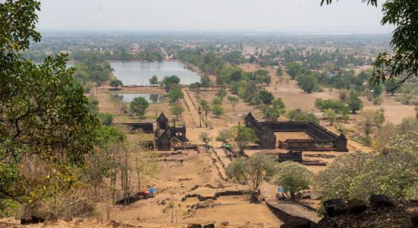 Tag 14: Vientiane – Flug nach Pakse – Vat Phou – Don Khong (F)