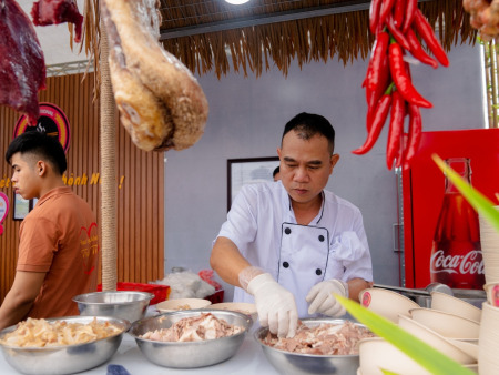 Das Hanoi-Phở-Festival 2025 findet in der Kaiserzitadelle Thang Long statt